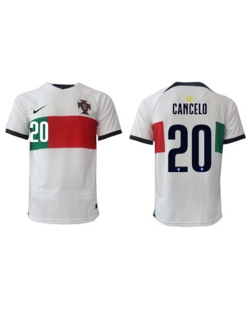 Portugal Joao Cancelo #20 Bortatröja Män VM 2022 Kortärmad