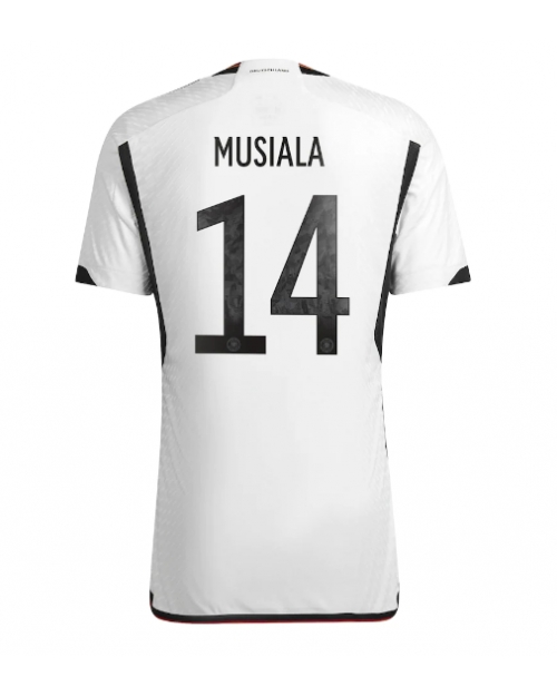 Tyskland Jamal Musiala #14 Hemmatröja Män VM 2022 Kortärmad