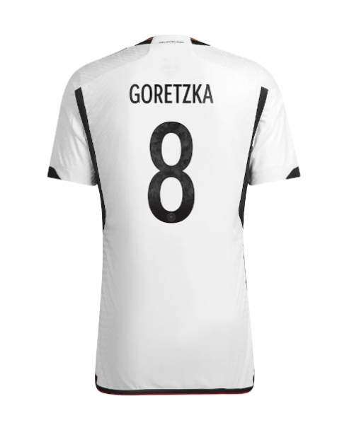 Tyskland Leon Goretzka #8 Hemmatröja Män VM 2022 Kortärmad