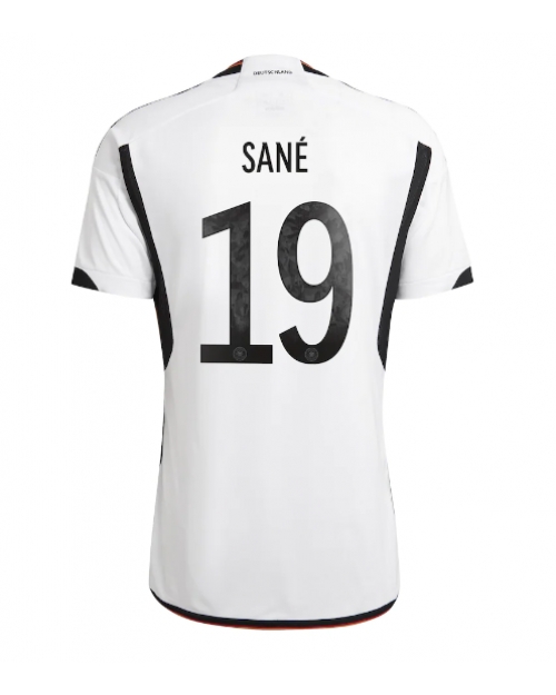 Tyskland Leroy Sane #19 Hemmatröja Män VM 2022 Kortärmad