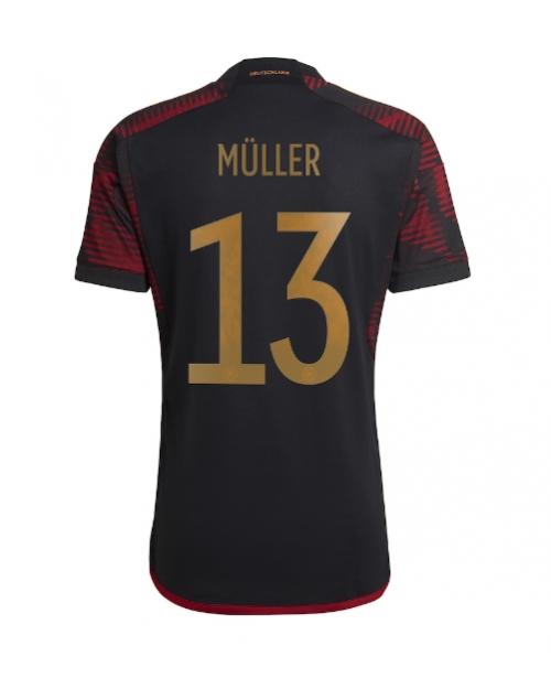 Tyskland Thomas Muller #13 Bortatröja Män VM 2022 Kortärmad