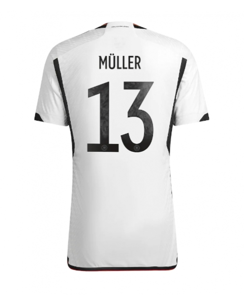 Tyskland Thomas Muller #13 Hemmatröja Män VM 2022 Kortärmad